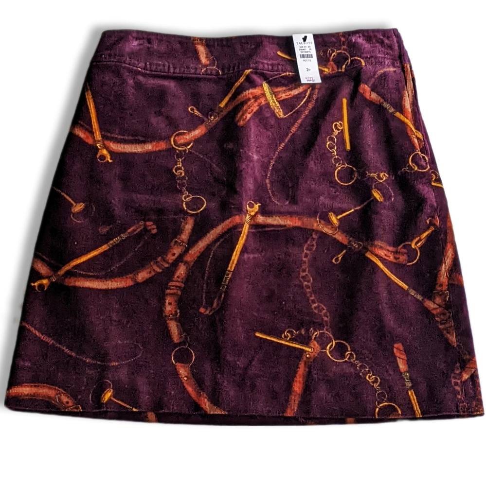 NWT! $90 Vintage Inspired Talbot's Corduroy Skirt